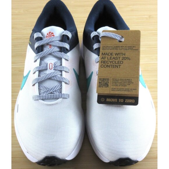 Nike Women's Downshifter 12 Running Shoes White Obsidian Red Jade Sizes NIB - Picture 3 of 7